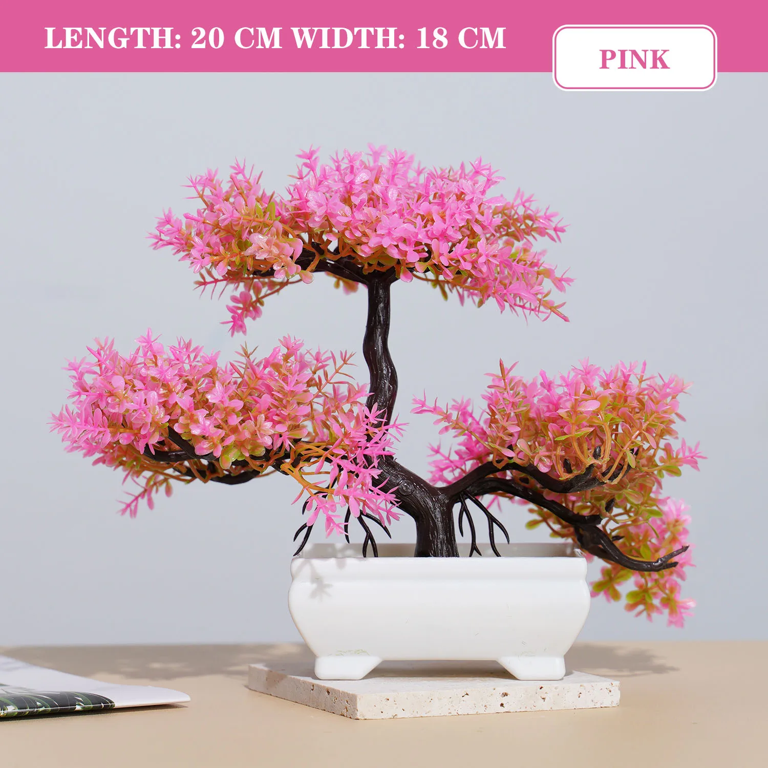 Artificial Plants Bonsai Small Tree Ornaments for Home Decor