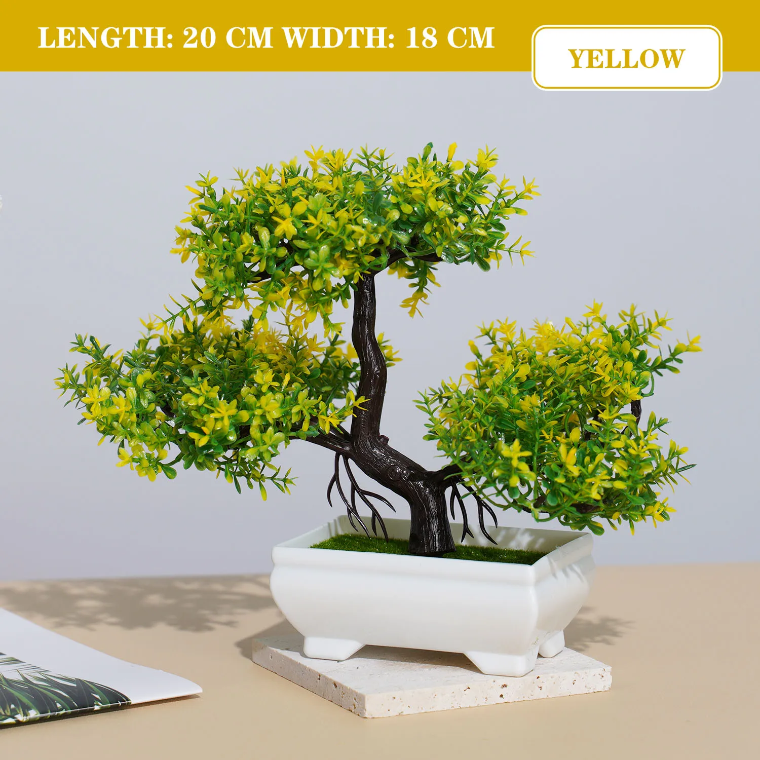 Artificial Plants Bonsai Small Tree Ornaments for Home Decor