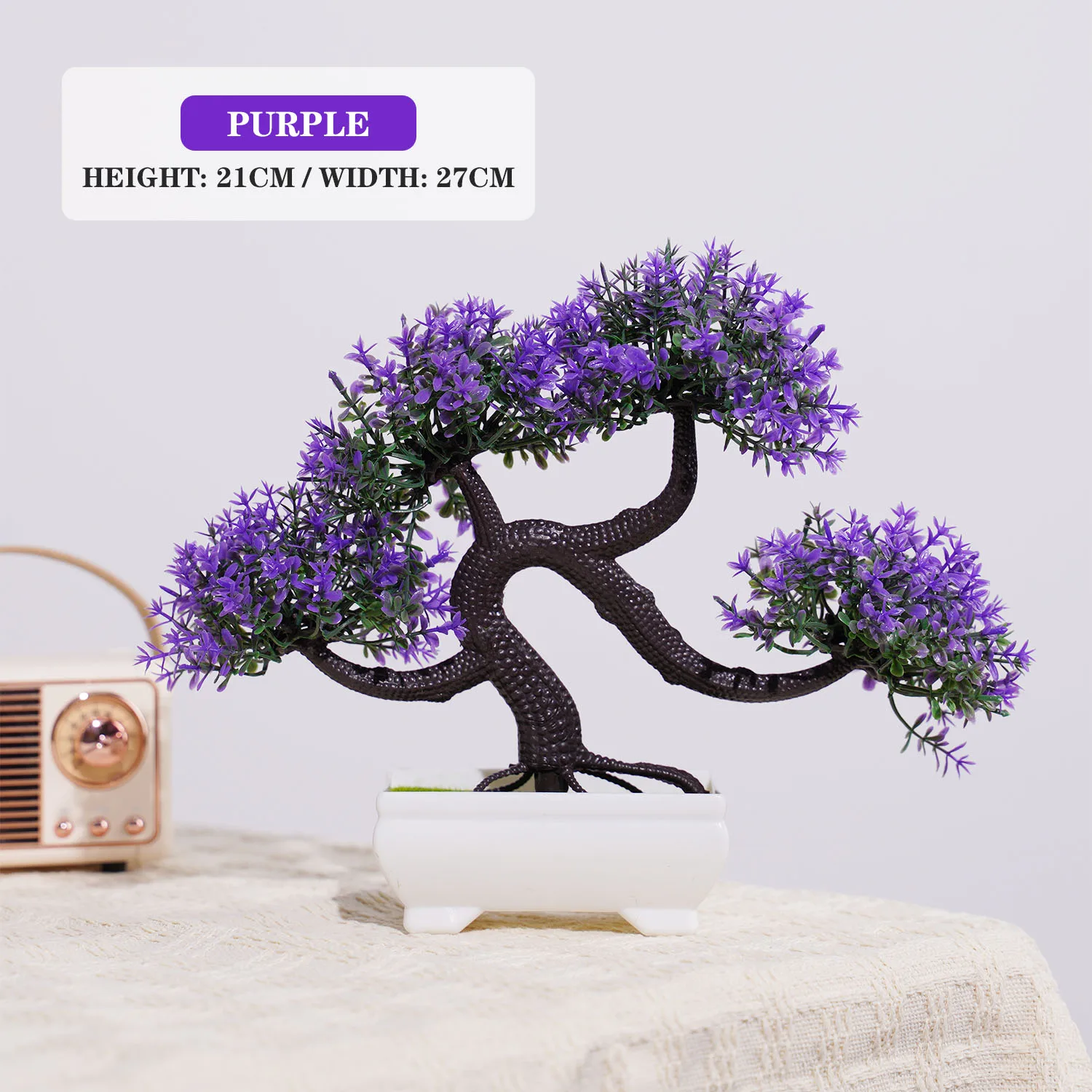 Artificial Plants Bonsai Small Tree Ornaments for Home Decor