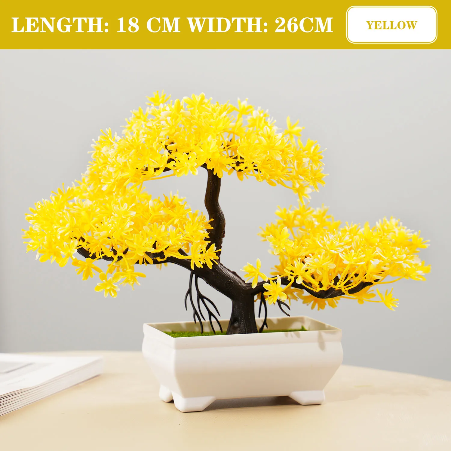 Artificial Plants Bonsai Small Tree Ornaments for Home Decor