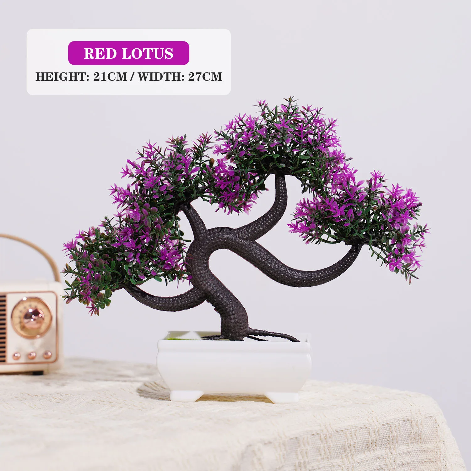 Artificial Plants Bonsai Small Tree Ornaments for Home Decor