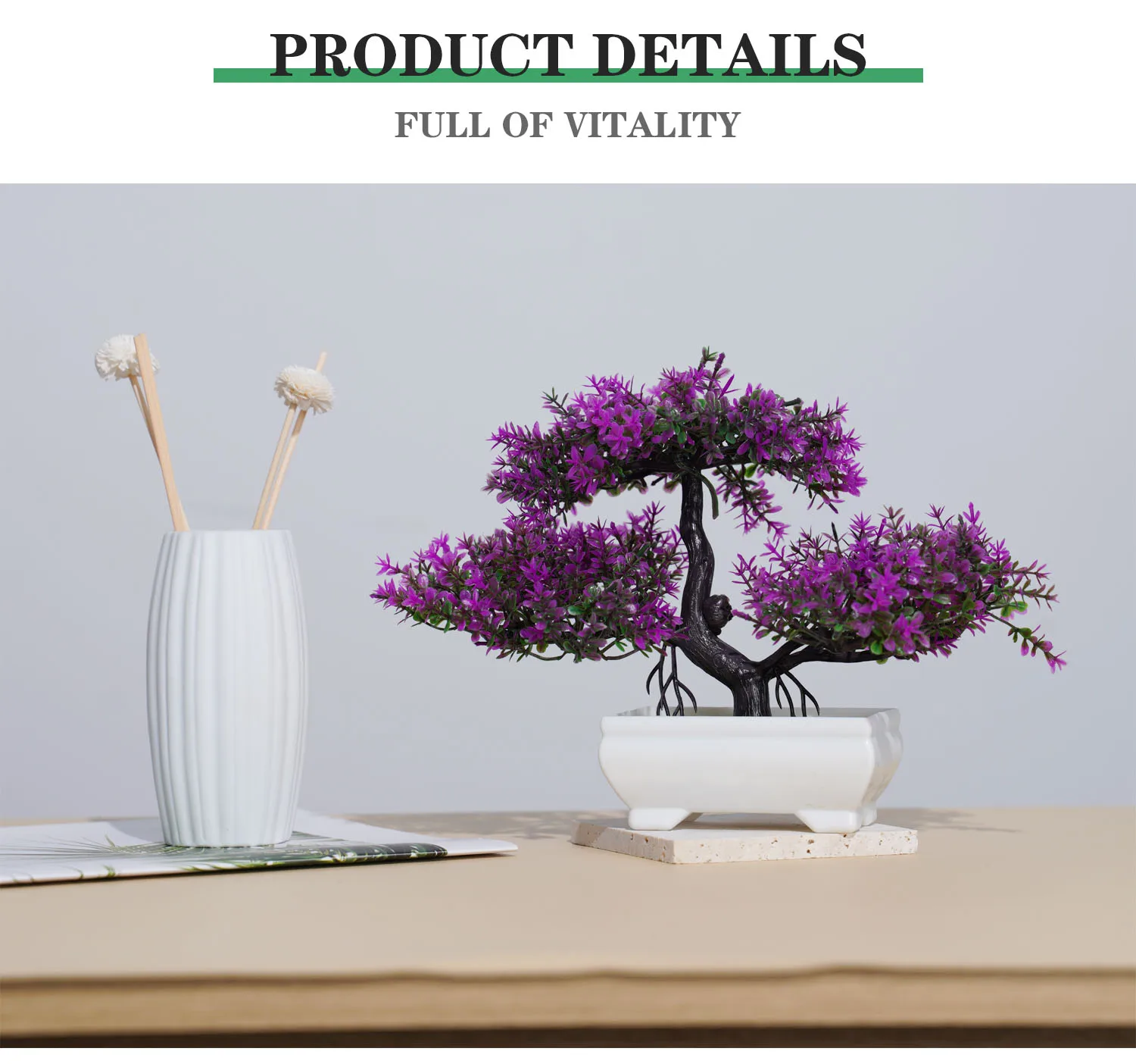 Artificial Plants Bonsai Small Tree Ornaments for Home Decor
