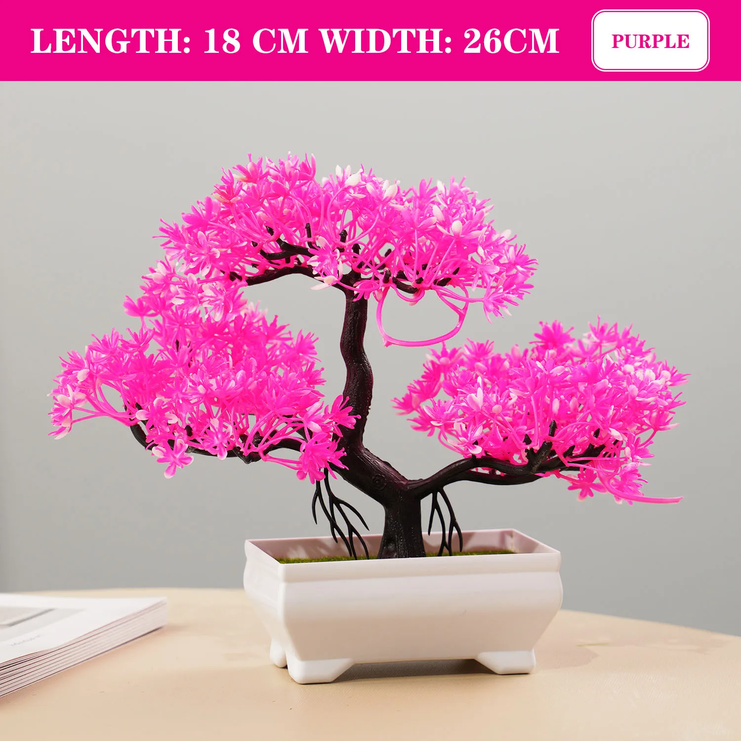 Artificial Plants Bonsai Small Tree Ornaments for Home Decor