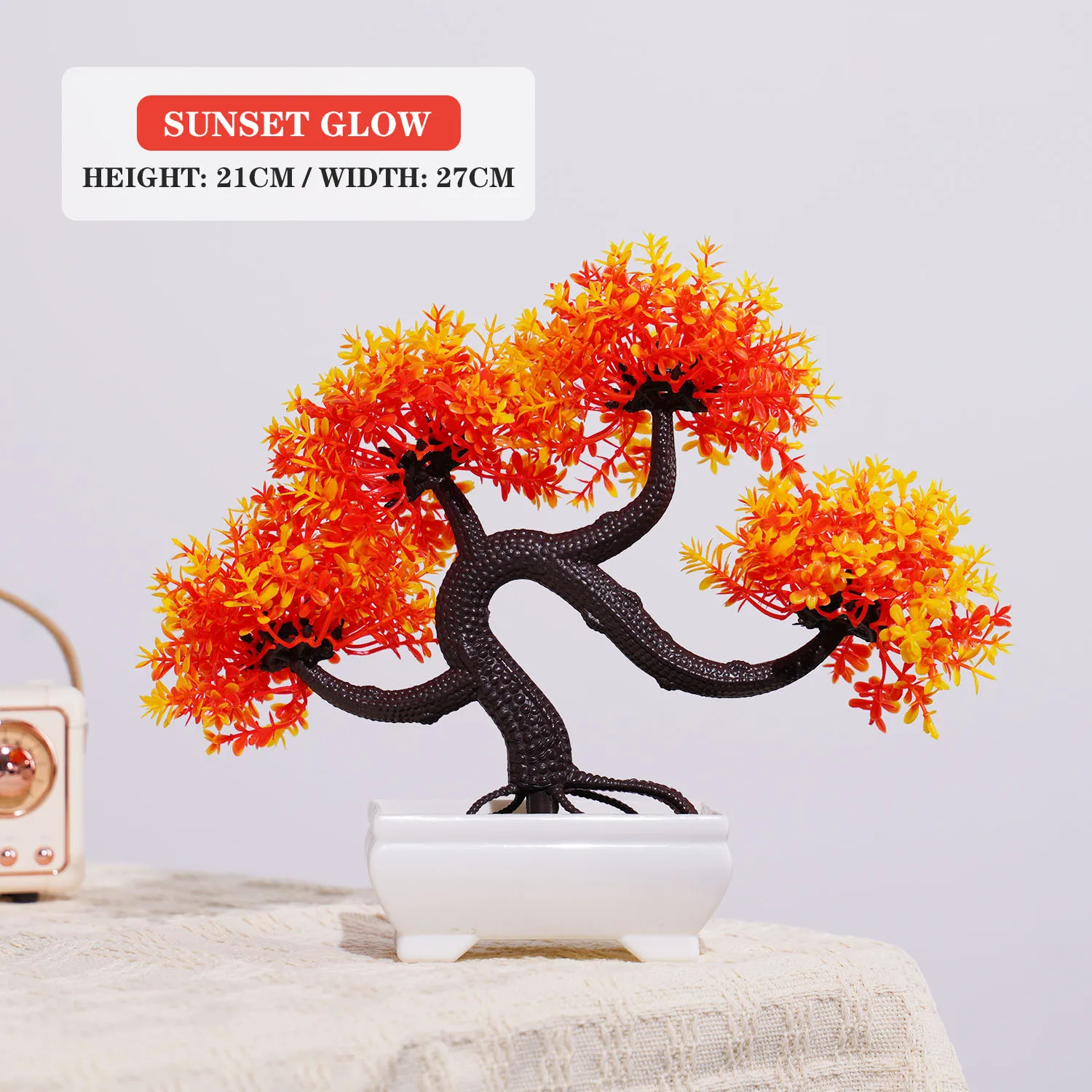 Artificial Plants Bonsai Small Tree Ornaments for Home Decor