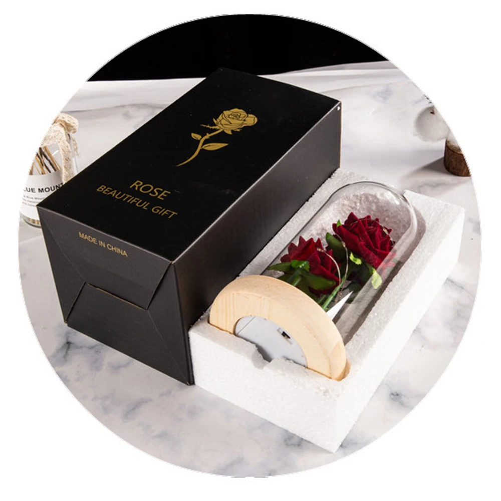 LED Galaxy Three Rose Artificial Flowers for Valentines Day LED Galaxy Three Rose Artificial Flowers for Valentines Day