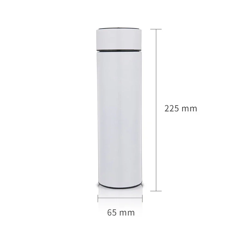 500ml Stainless Steel Thermos Bottle with Digital Temperature Display