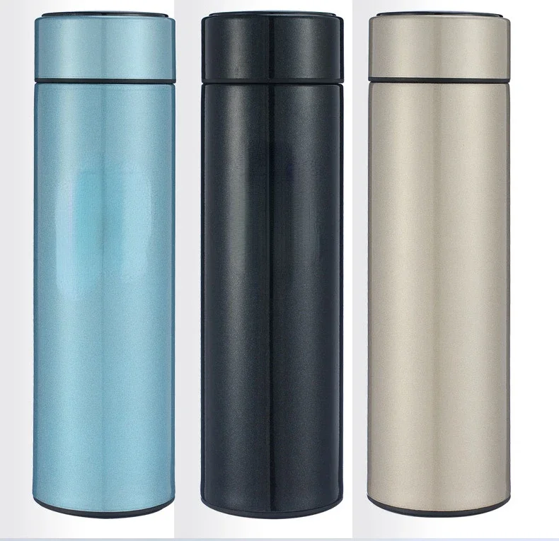 500ml Stainless Steel Thermos Bottle with Digital Temperature Display