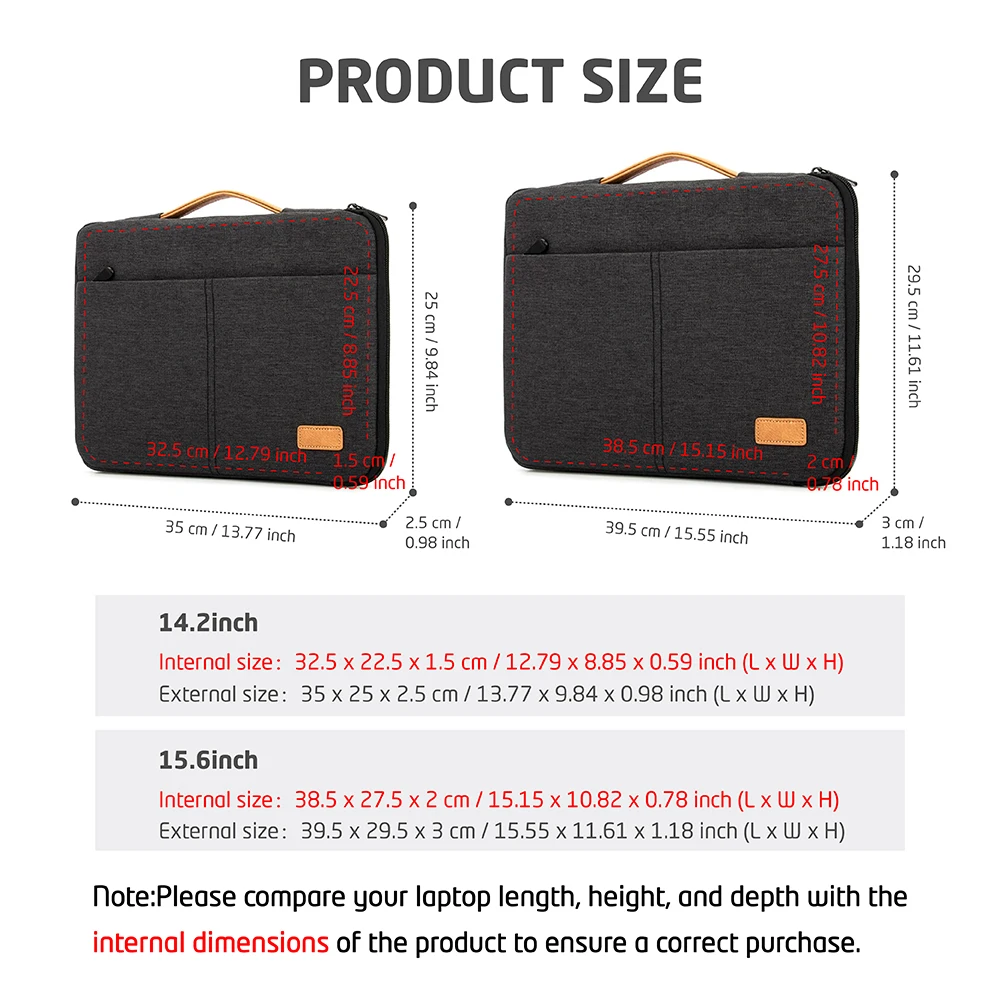 Laptop Sleeve bag For Macbook HP Dell Acer