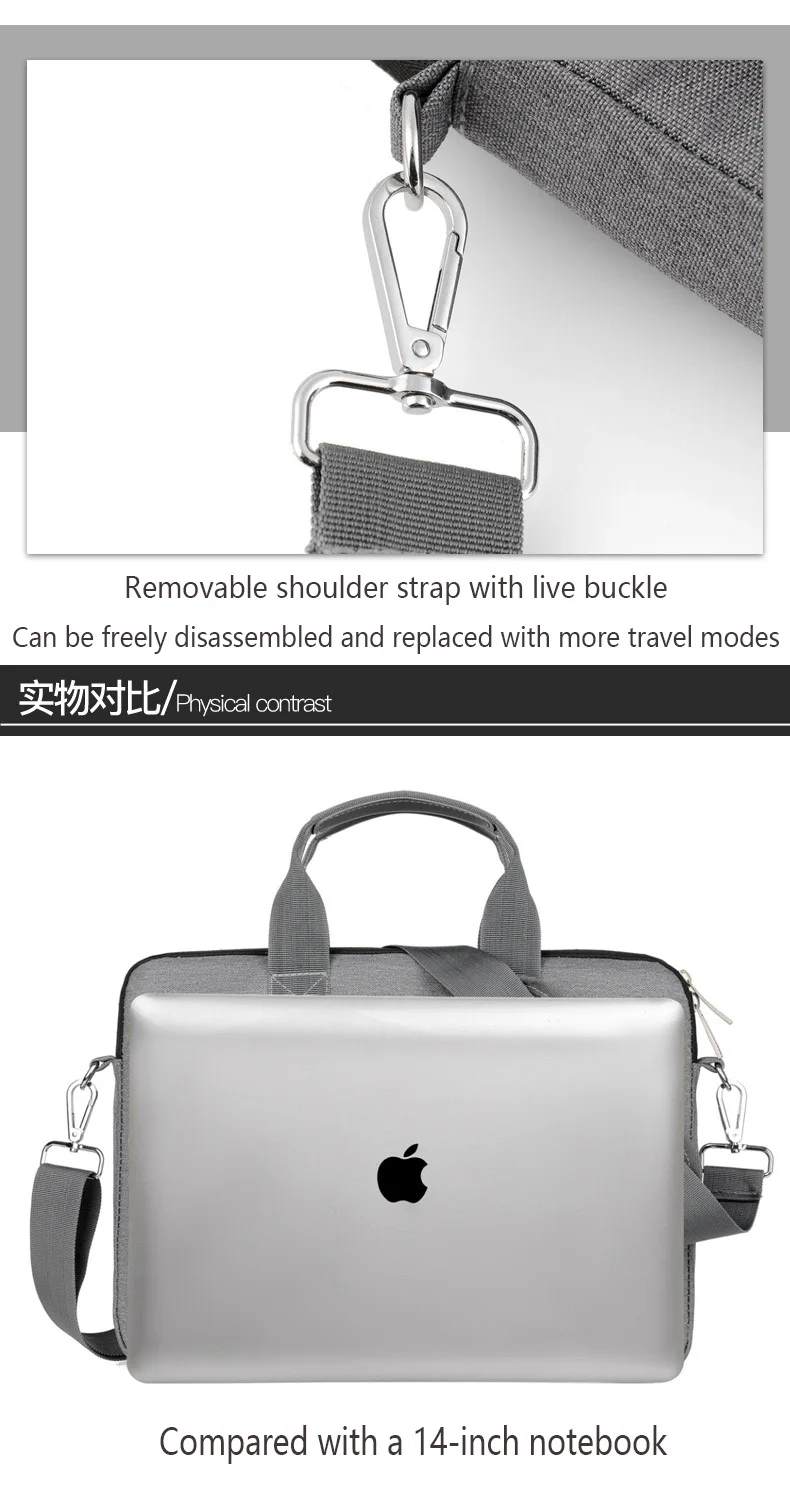 LAPTOP BAG Sleeve Case For macbook 13 14 15.6 17.3 inch