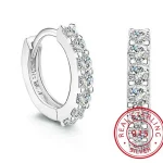 10mm luxury Zircon Hoop Earrings for Grils