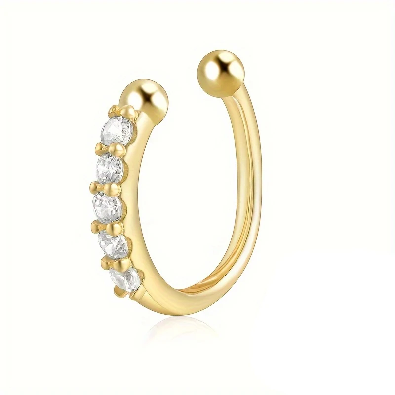 Fashion Copper Fake Nose Rings for Women Fashion Copper Fake Nose Rings for Women