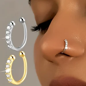 Fashion Copper Fake Nose Rings for Women