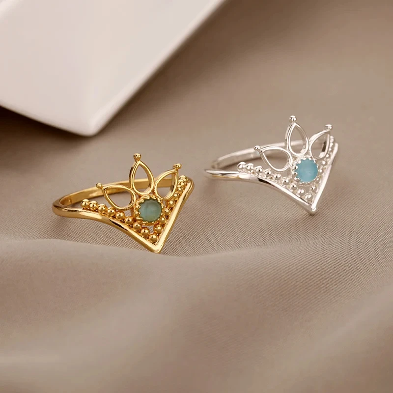 Stainless Steel Lotus Flower Ring for Women Stainless Steel Lotus Flower Ring for Women
