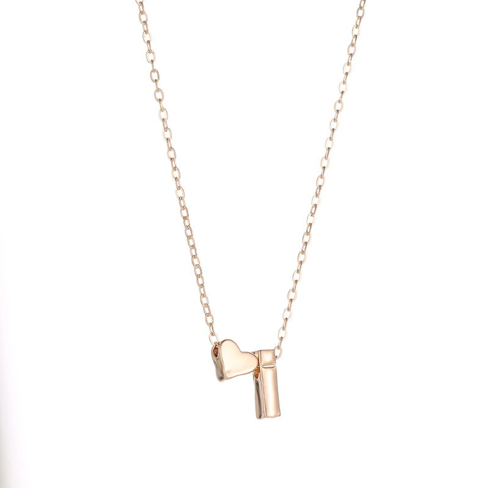 26 Letters Fashion Tiny Heart Dainty Initial Necklace 26 Letters Fashion Tiny Heart Dainty Initial Necklace