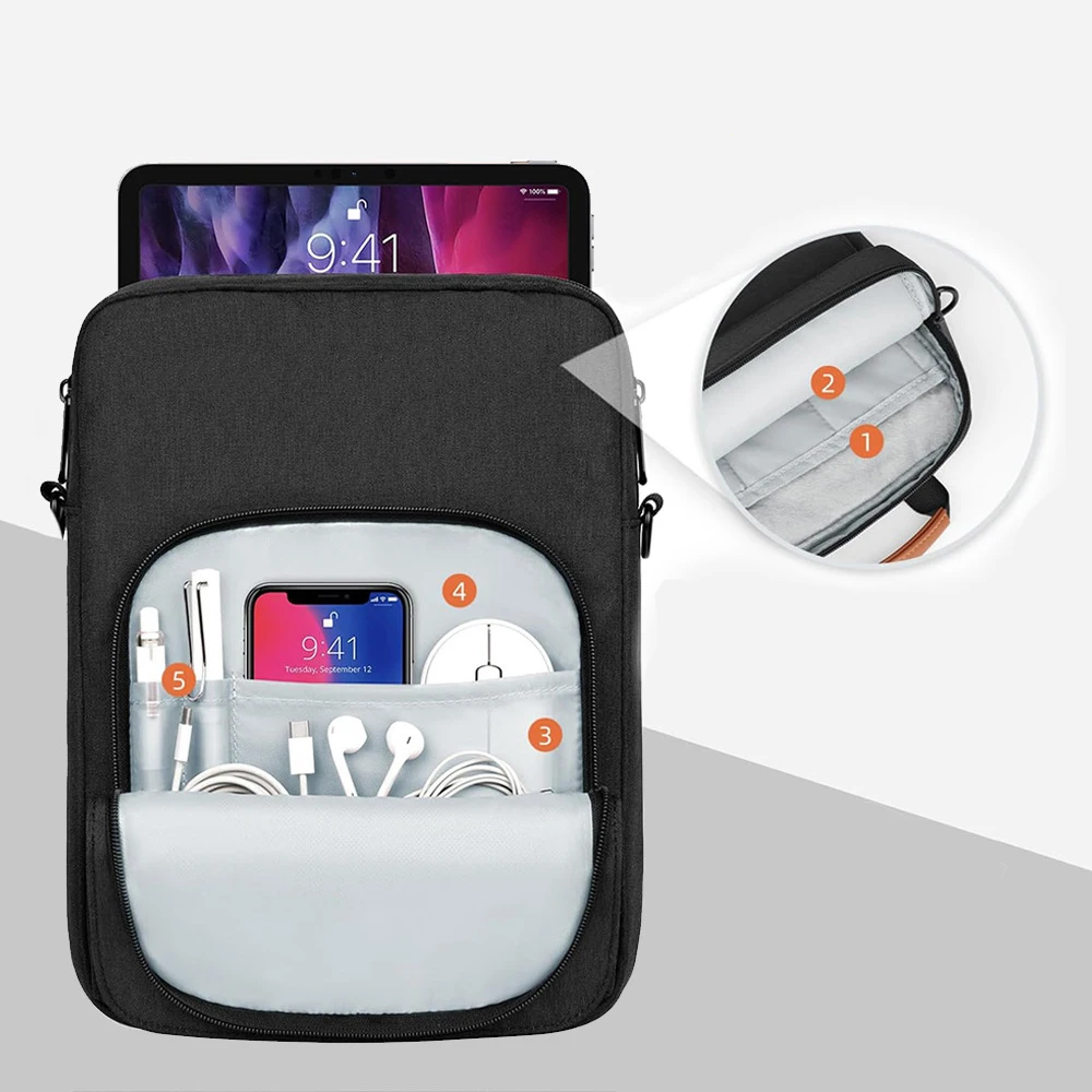 Tablet Shoulder Sleeve Bag For IPad Air Pro
