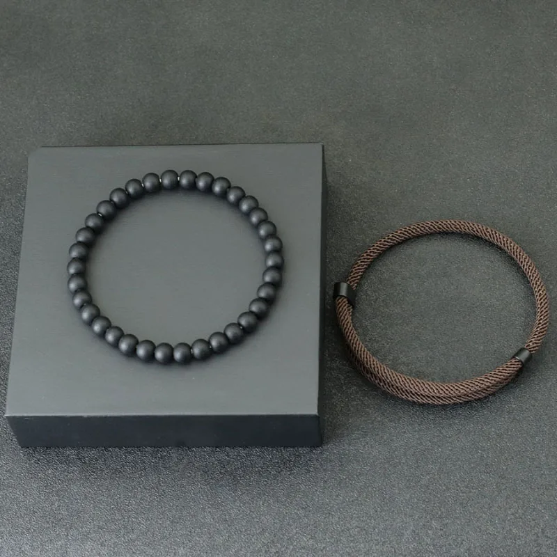2pcs Fashion Bracelet Set Gift for Husband