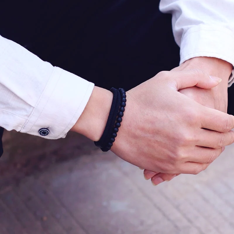 2pcs Fashion Bracelet Set Gift for Husband