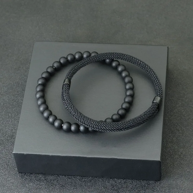 2pcs Fashion Bracelet Set Gift for Husband