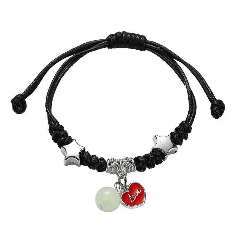 Fashion Luminous Beads Star Couple Bracelet For Women