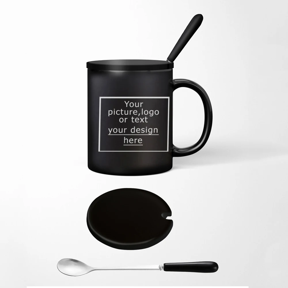 mug with lid spoon