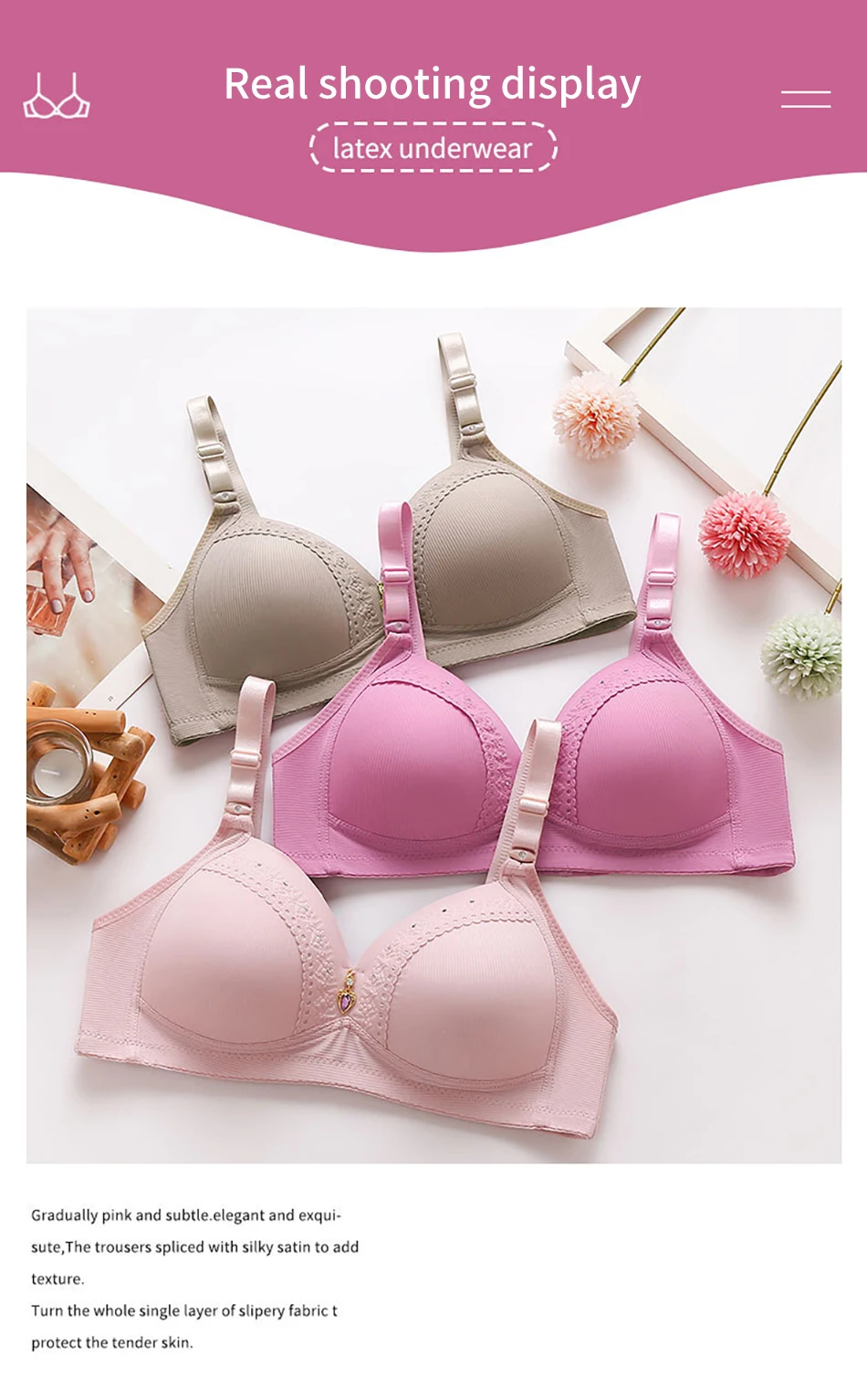 High-Quality Comfortable Full Cup Women Bra High-Quality Comfortable Full Cup Women Bra