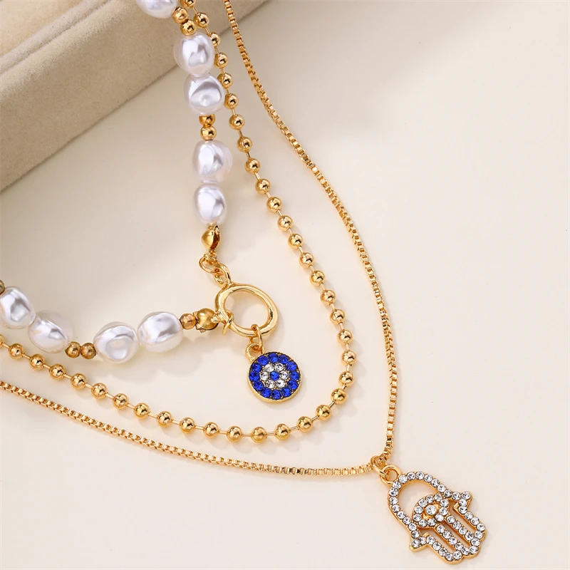 Classic Pendant Zircon Turkish Necklace for Women