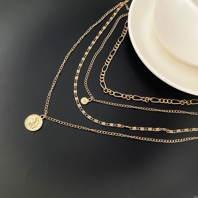 Classic Pendant Zircon Turkish Necklace for Women