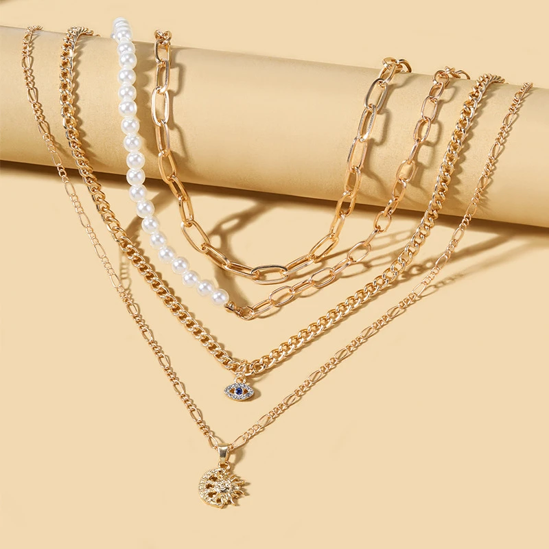 Classic Pendant Zircon Turkish Necklace for Women