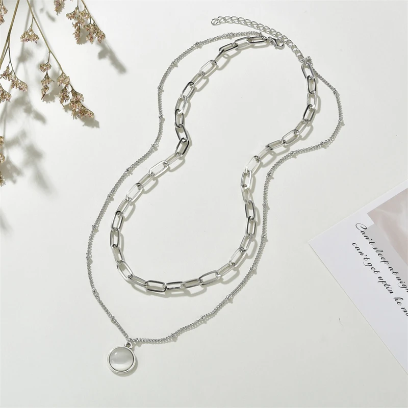 Classic Pendant Zircon Turkish Necklace for Women