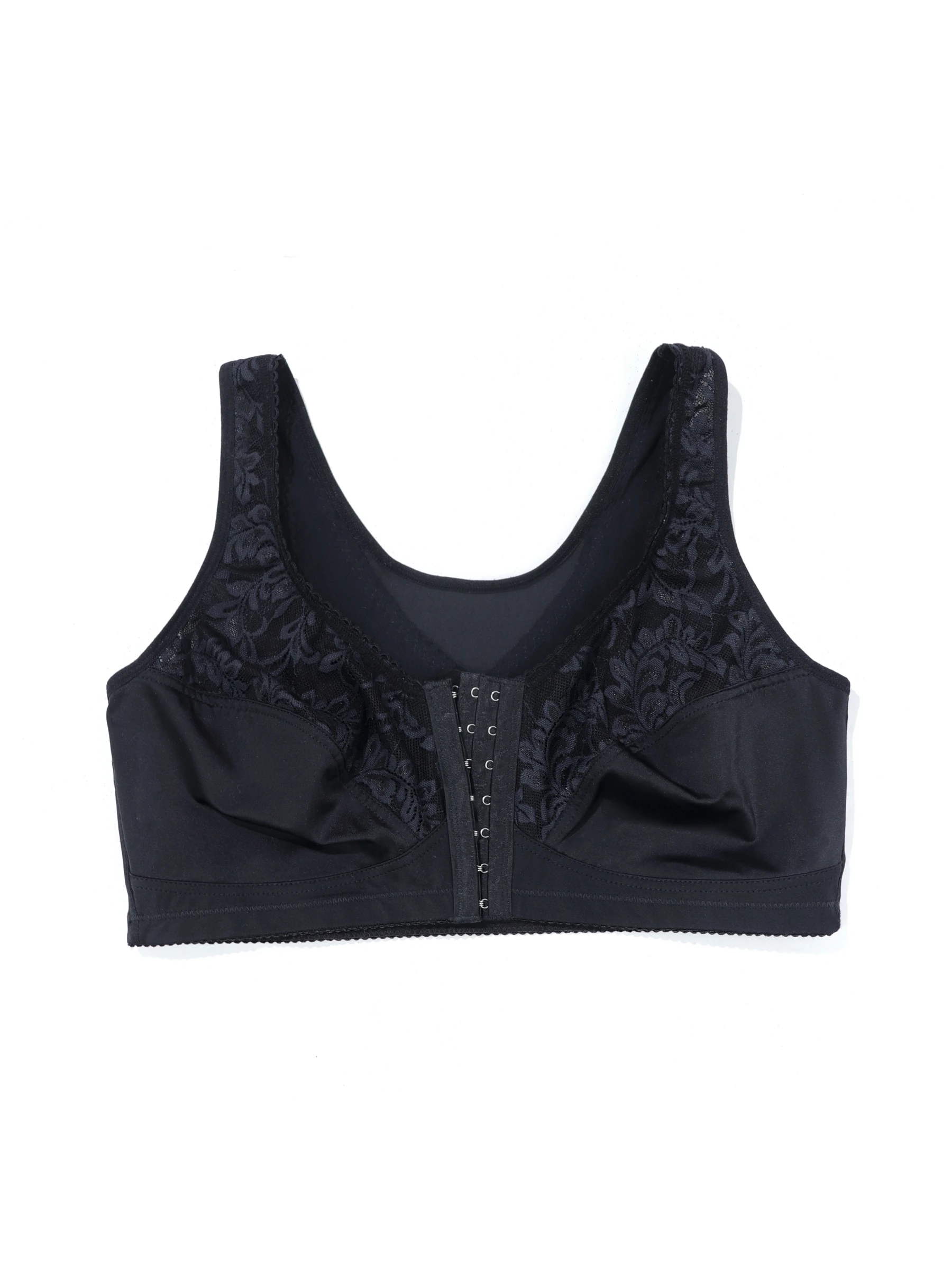BEAUWEAR 7 Hooks Front Closure Unlined Thin Comfort Bra