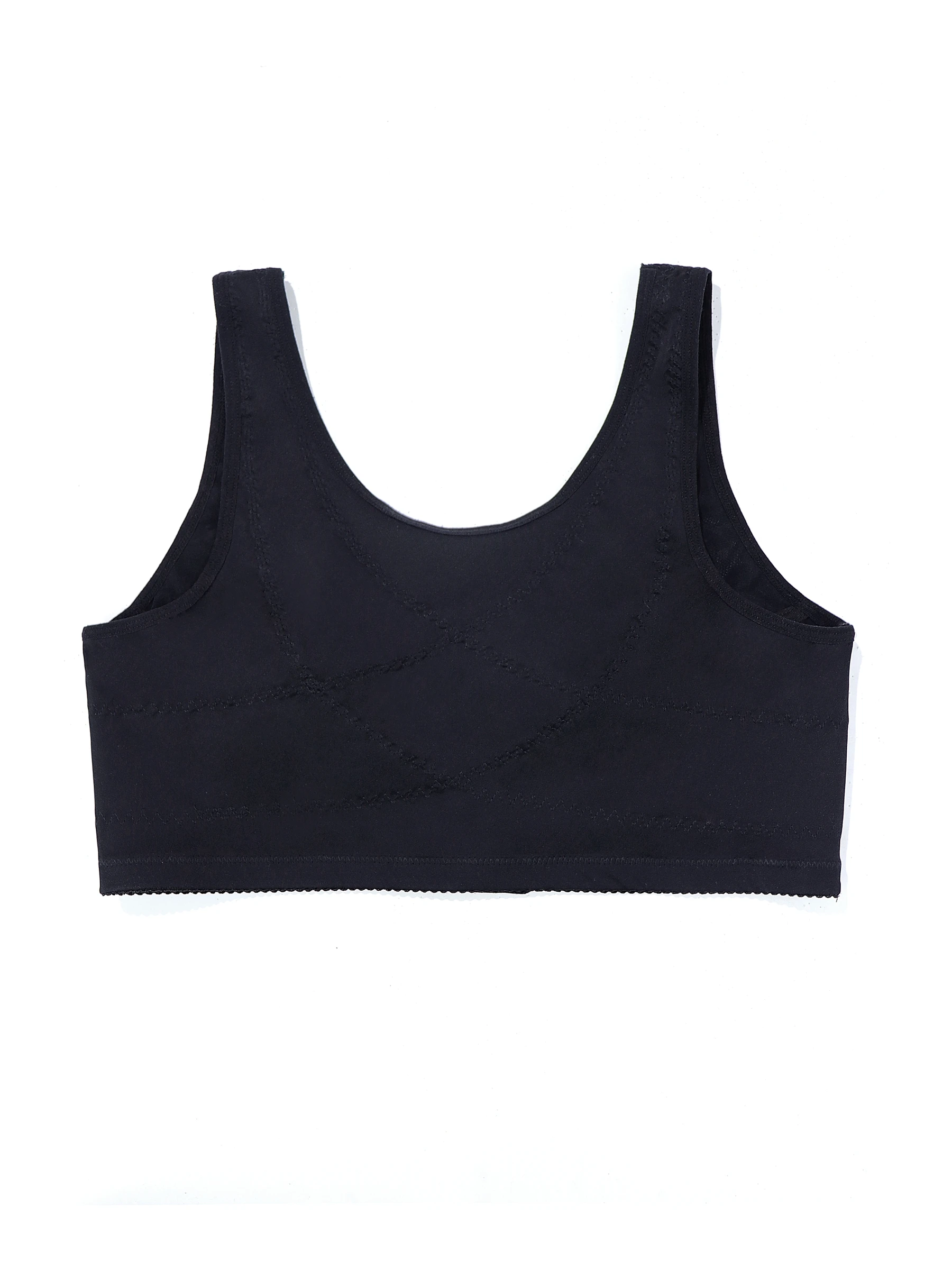 BEAUWEAR 7 Hooks Front Closure Unlined Thin Comfort Bra
