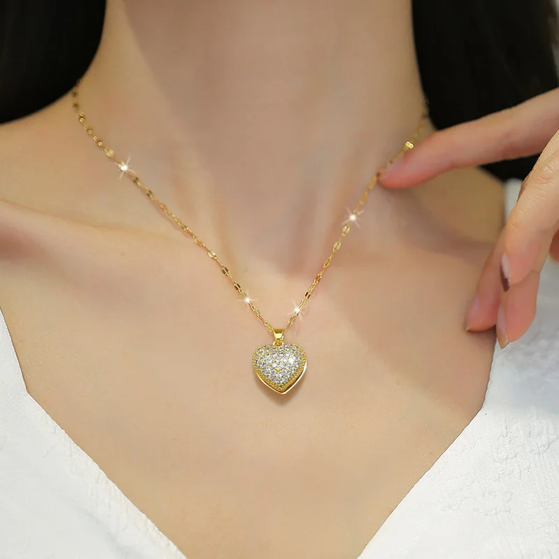 ZAKOL French Shell Pearl Necklace For Women