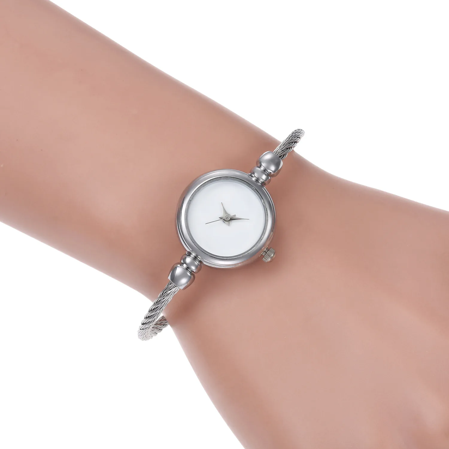Stainless Steel Small Gold Bangle Bracelet Luxury Watch