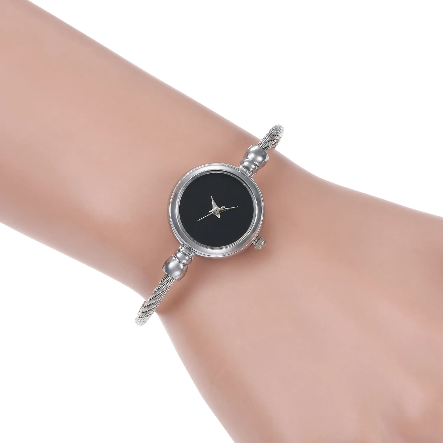 Stainless Steel Small Gold Bangle Bracelet Luxury Watch