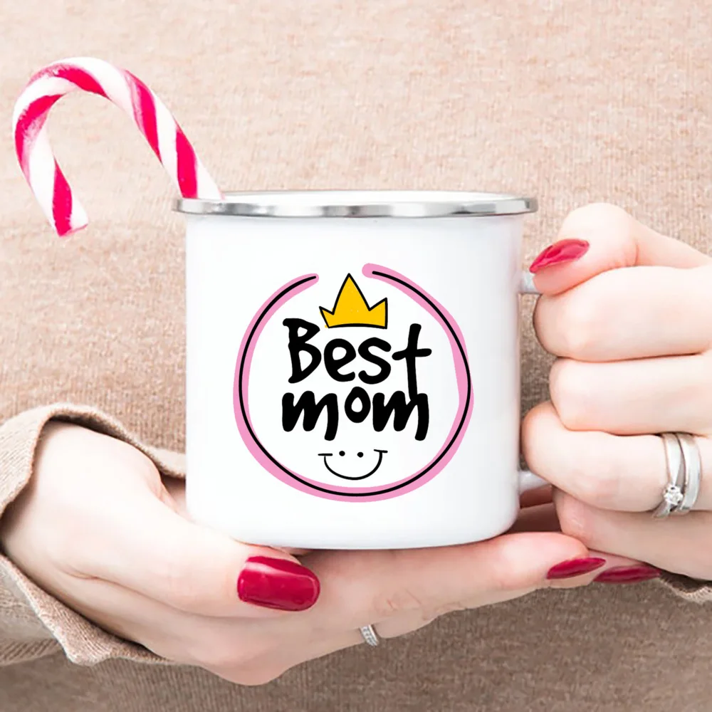 Best Mom Enamel Cups Mommy Birthday Gifts Best Mom Enamel Cups Mommy Birthday Gifts
