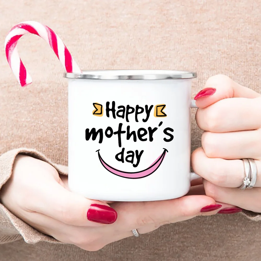 Best Mom Enamel Cups Mommy Birthday Gifts Best Mom Enamel Cups Mommy Birthday Gifts