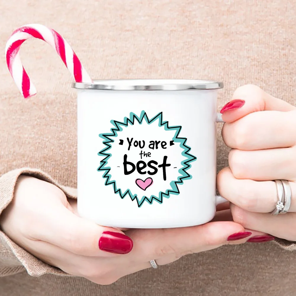 Best Mom Enamel Cups Mommy Birthday Gifts Best Mom Enamel Cups Mommy Birthday Gifts