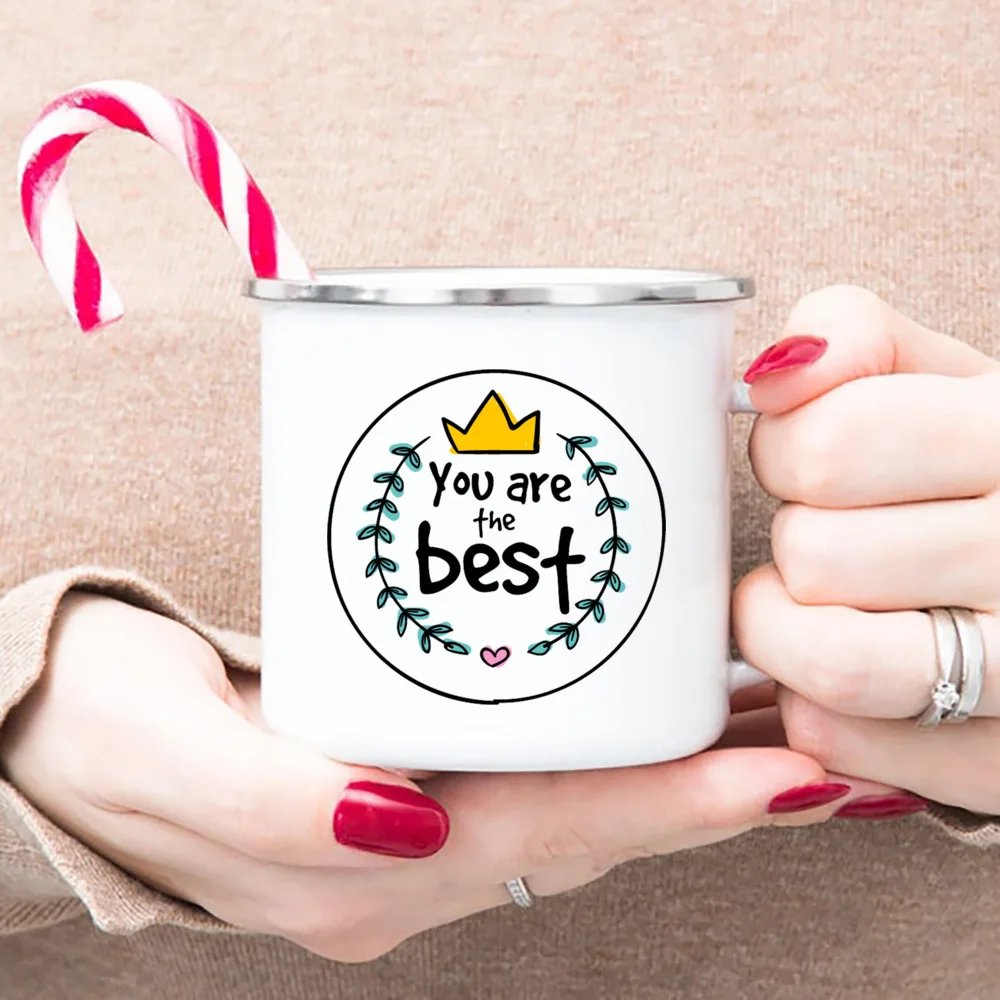 Best Mom Enamel Cups Mommy Birthday Gifts Best Mom Enamel Cups Mommy Birthday Gifts