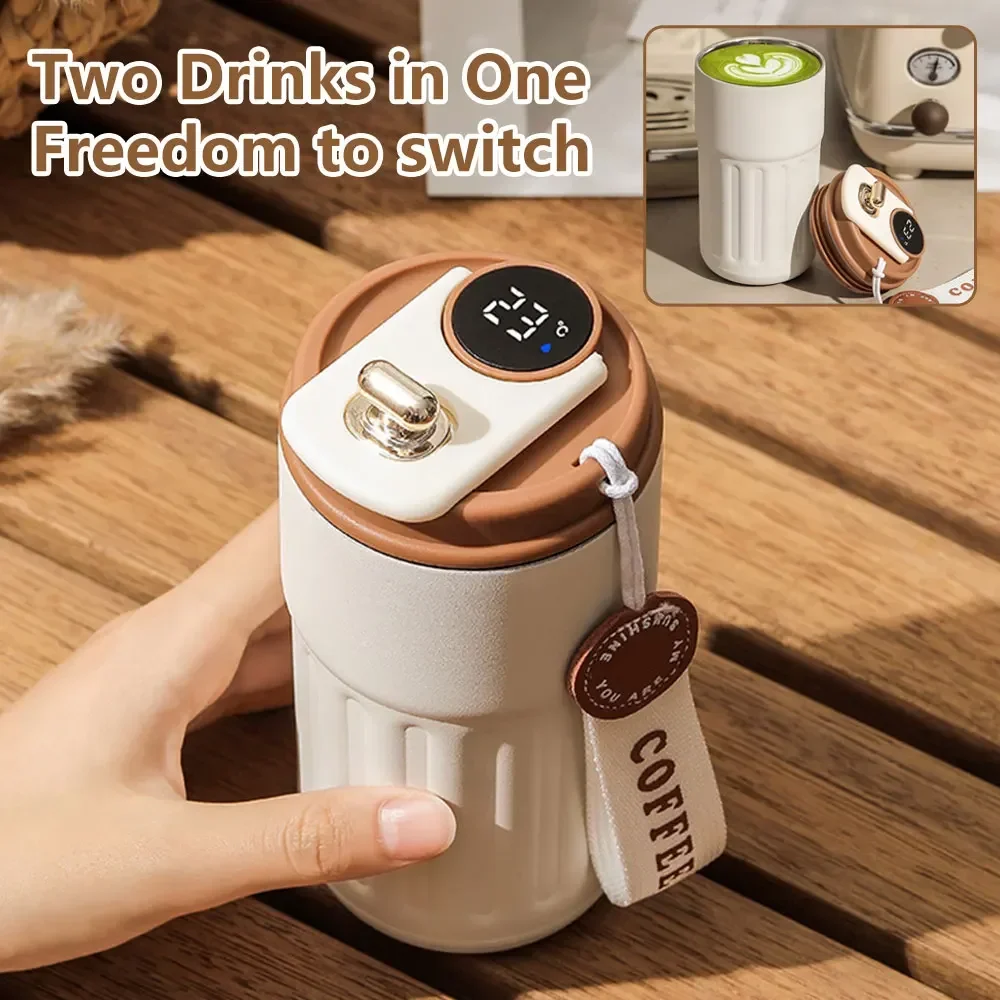 450ml Smart Display Temperature Thermal Mug Thermos Bottle 450ml Smart Display Temperature Thermal Mug Thermos Bottle
