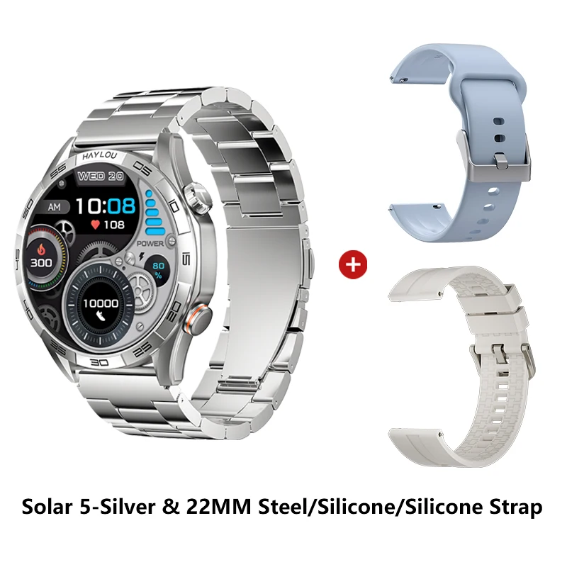 Silver-Three Straps