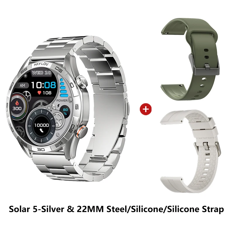 Silver-Three Straps