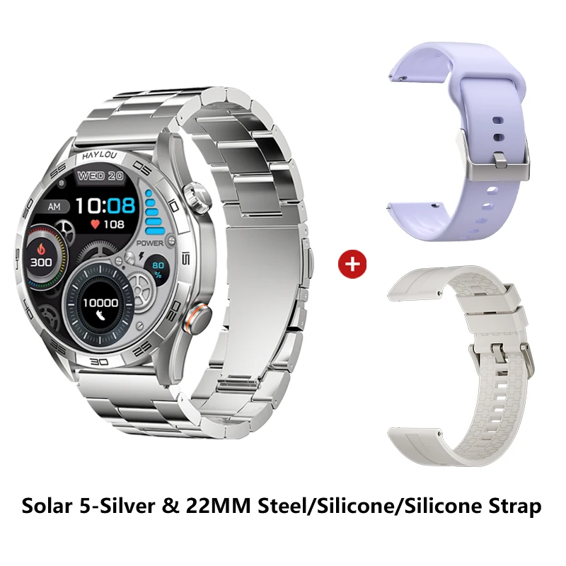 Silver-Three Straps