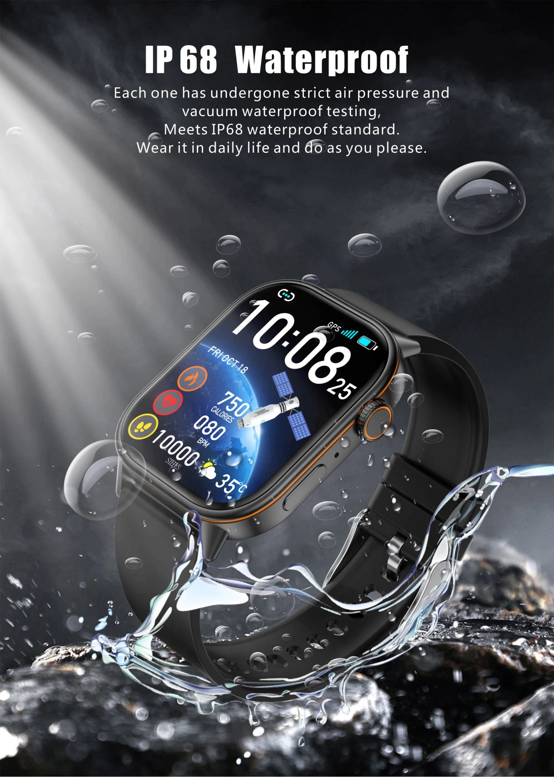 LIGE 2025 For Android IOS GPS Smart Watch for Women