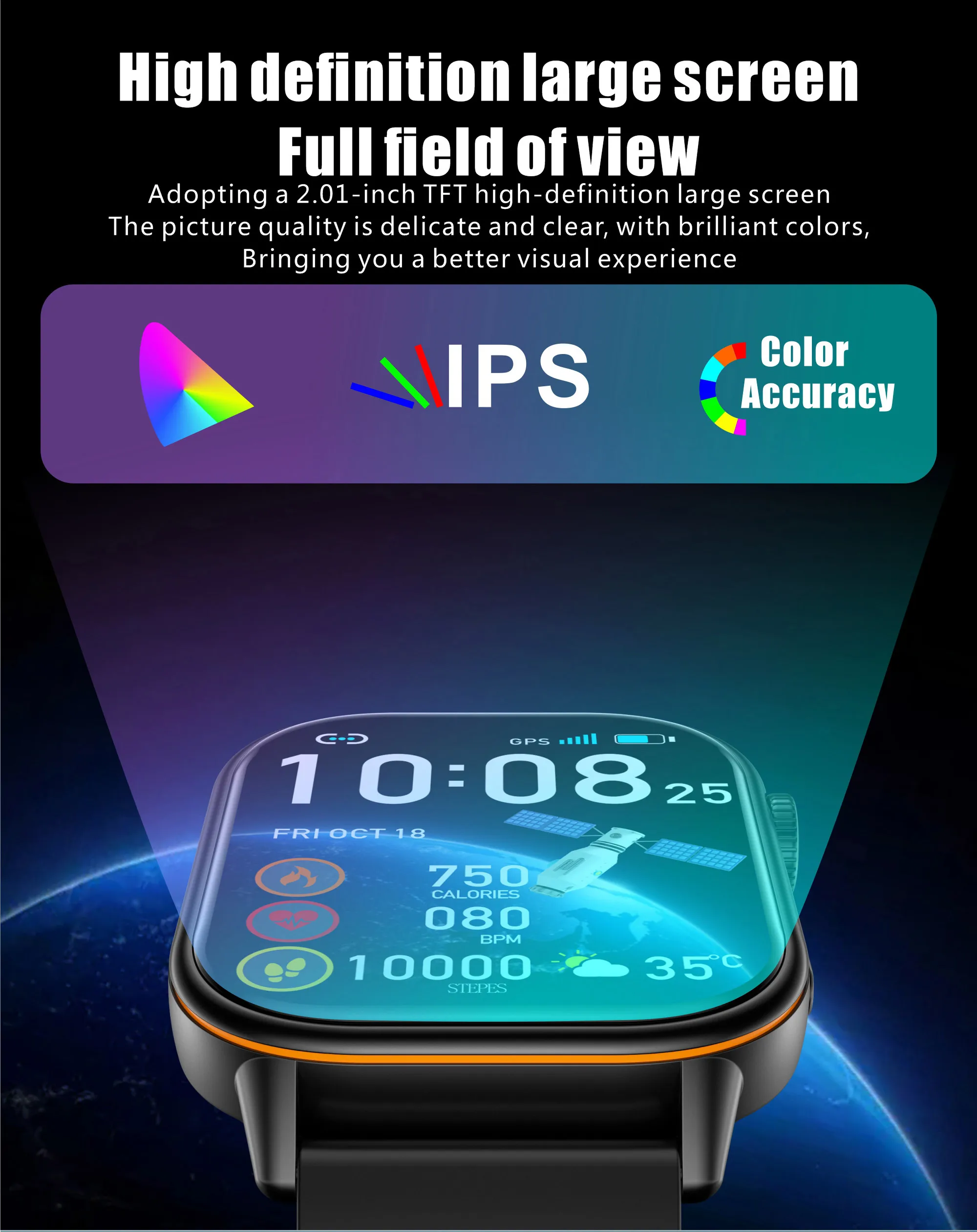LIGE 2025 For Android IOS GPS Smart Watch for Women