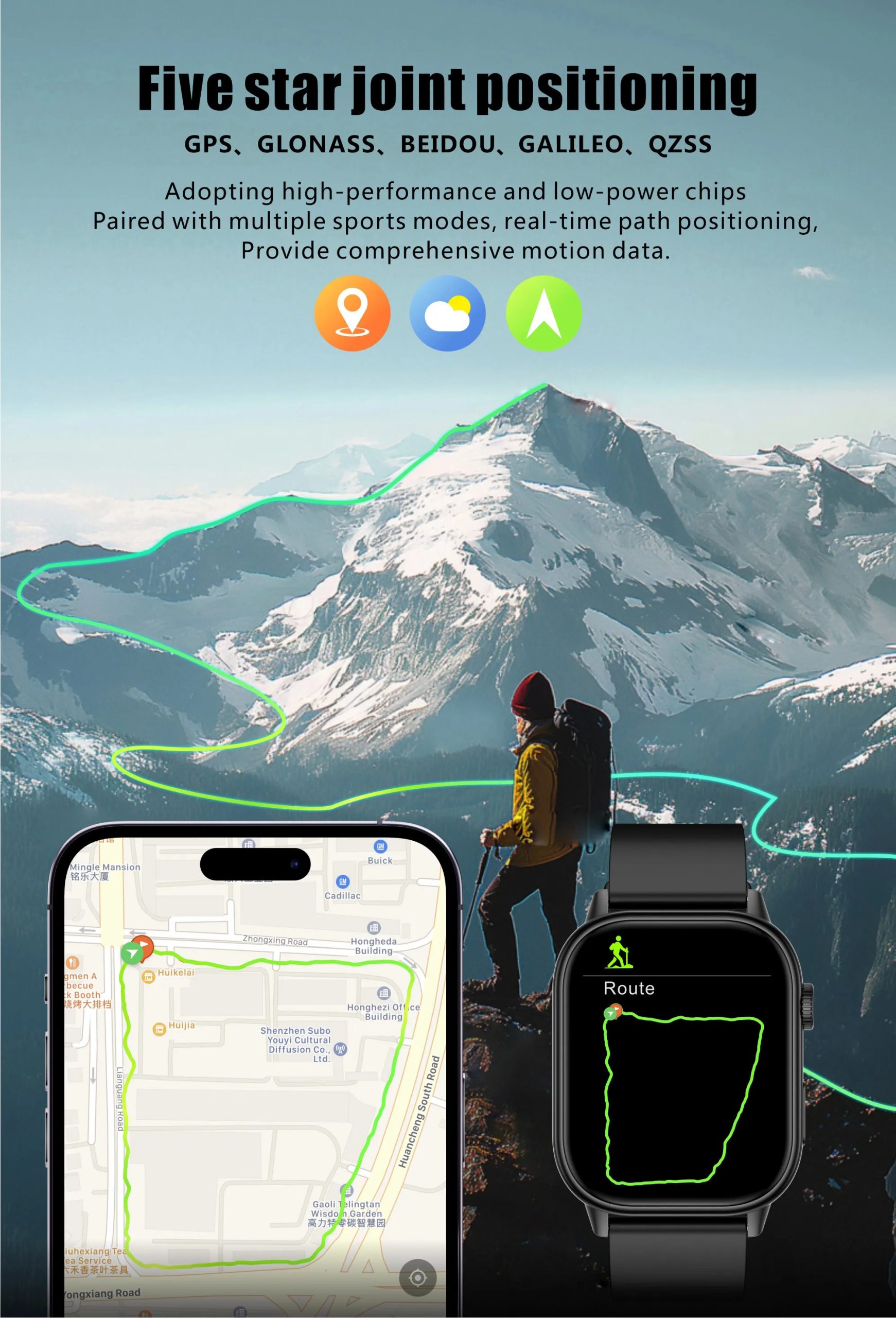 LIGE 2025 For Android IOS GPS Smart Watch for Women