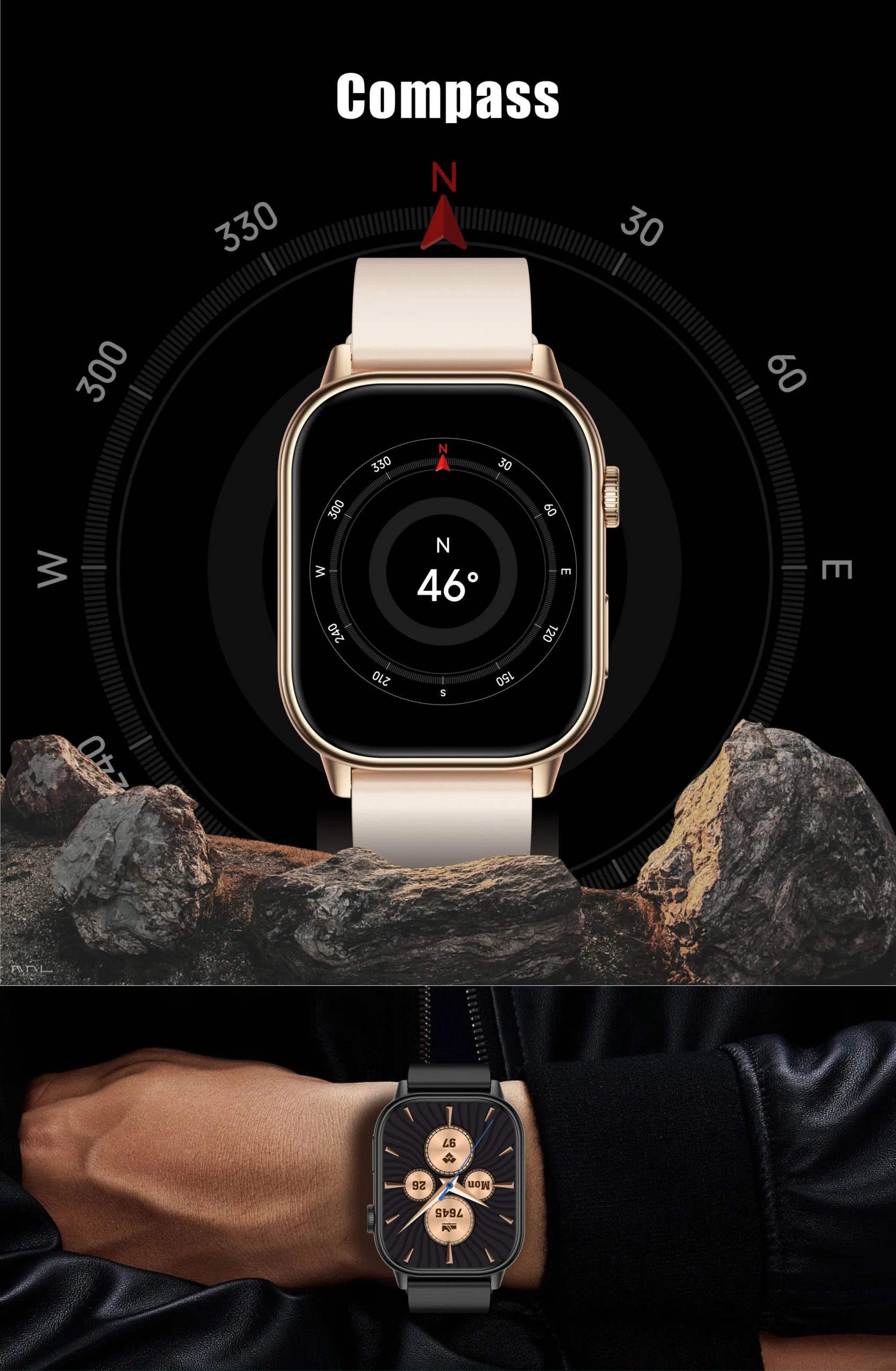LIGE 2025 For Android IOS GPS Smart Watch for Women