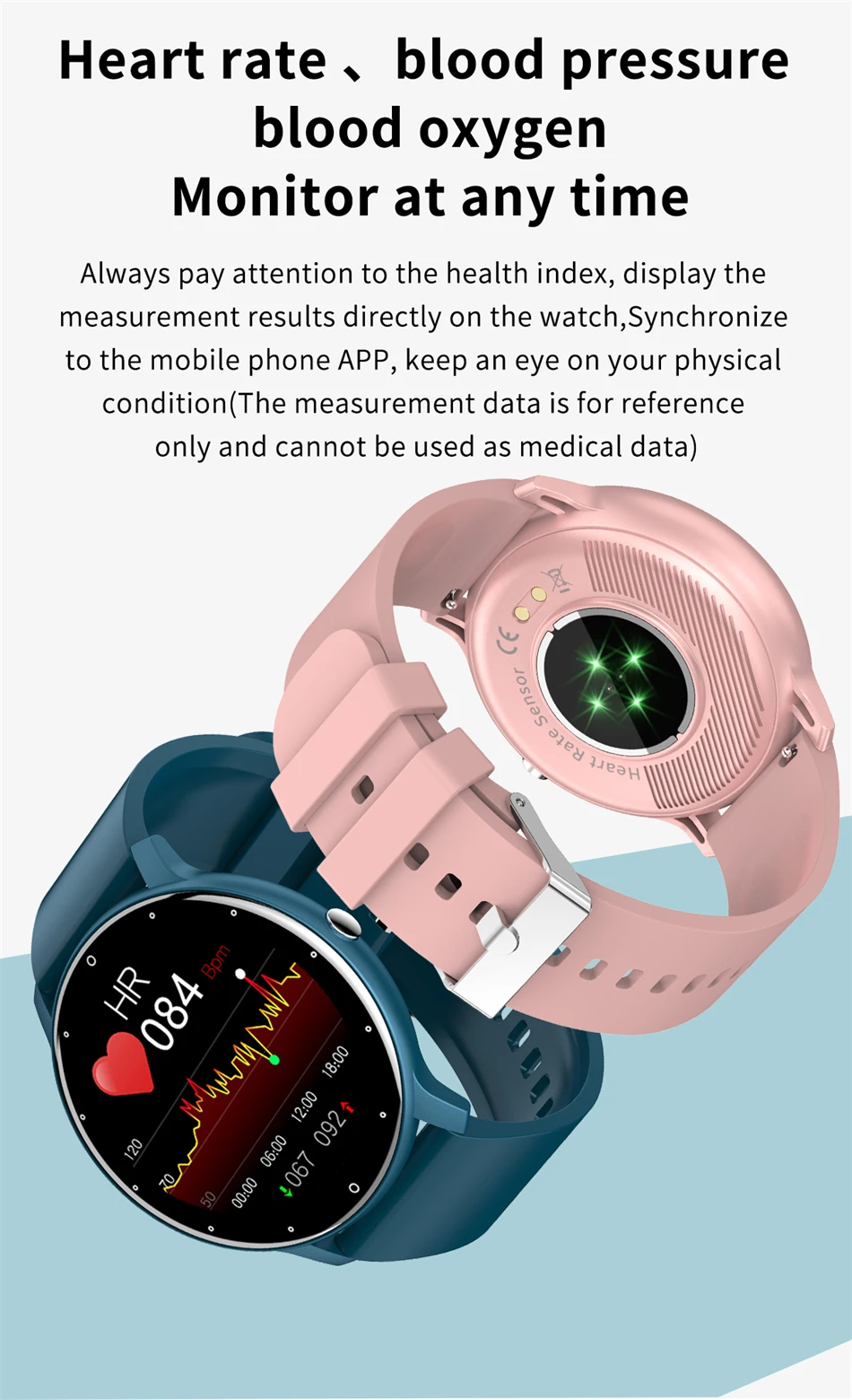 LIGE Full Touch Screen Bluetooth Waterproof Smart Watch